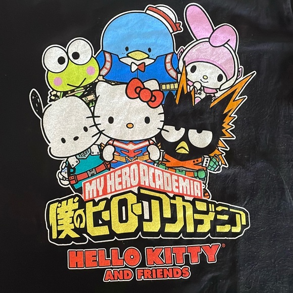 🆓FREE when Bundled My Hero Academia x Hello Kitty & Friends Mashup T-Shirt-Small - Picture 7 of 10